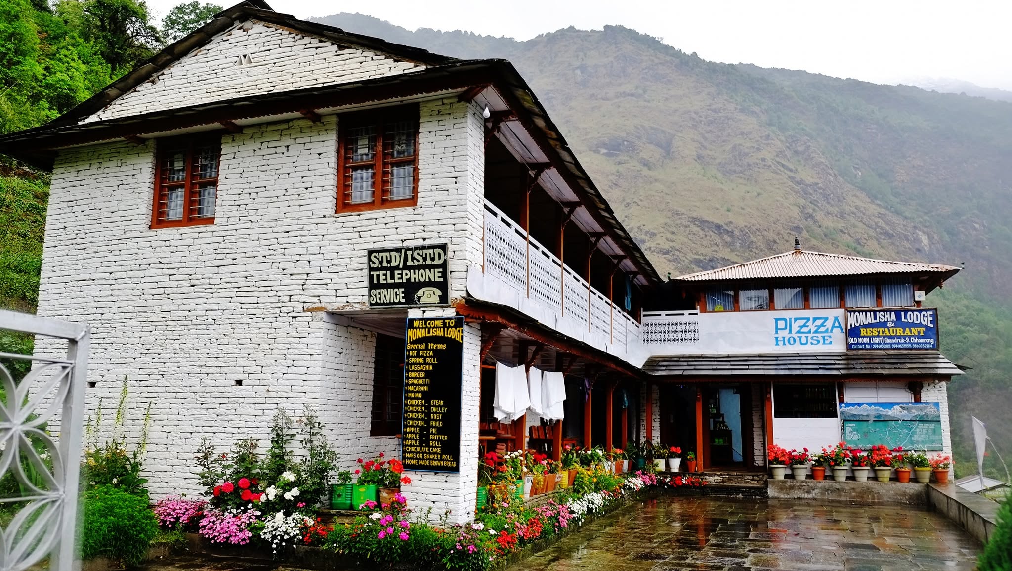 Accommodation in traditional mountain teahouses for the Annapurna Circuit Trek