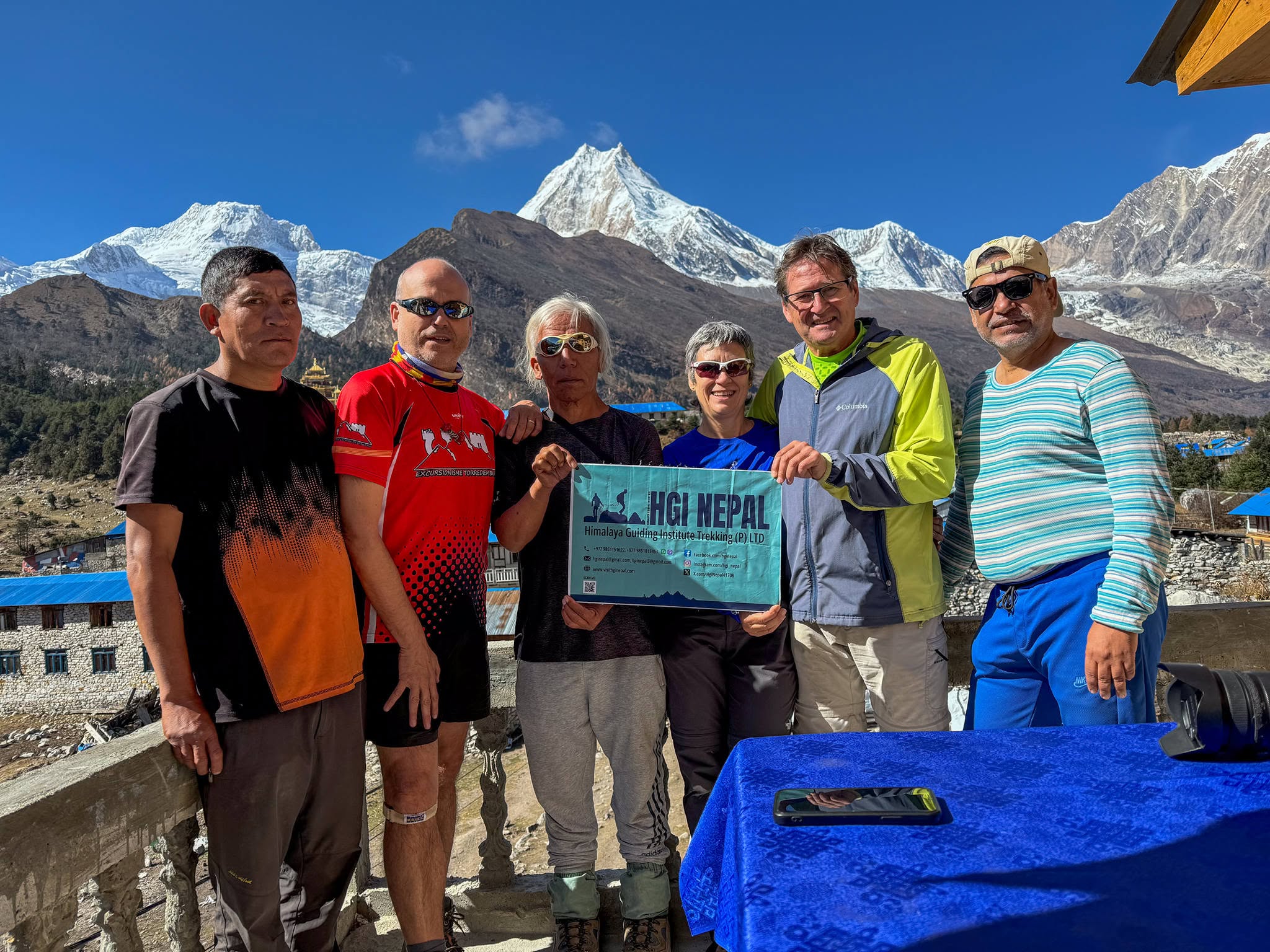 High pass scenery on the Everest Three Passes Trek in the Khumbu Himalaya